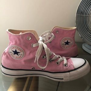 Pink Hightop Converse